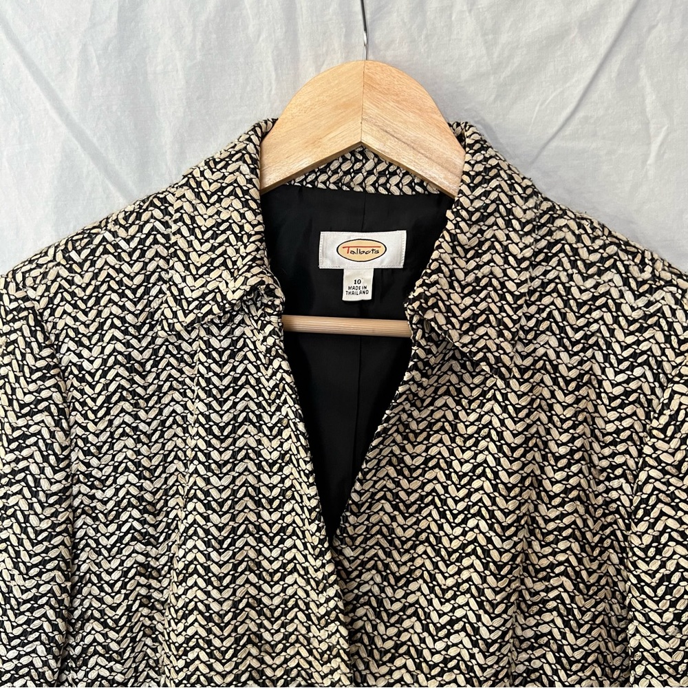Talbots Textured Weave Blazer
